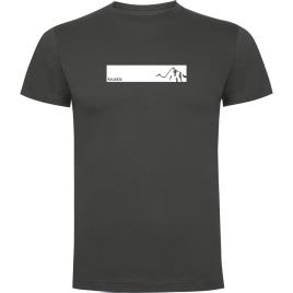 Camiseta De Manga Curta Mountain Frame L Dark Grey