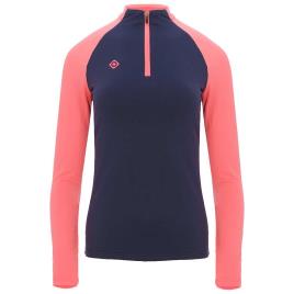 Camiseta De Manga Comprida Indus W 2XL Coral Fluor / Navy Blue
