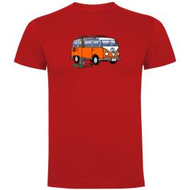 Camiseta De Manga Curta Hippie Van Climbing 3XL Red