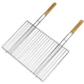 Campingaz Large Rectangular Double Grid Basket One Size Silver