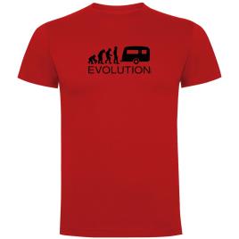 Camiseta De Manga Curta Evolution Caravanning 2XL Red