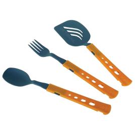 Jetset Utensil Set One Size Blue / Orange