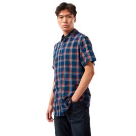 Camisa Manga Curta Rafie Check S PosdnBlu Chk