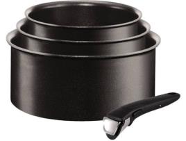 Trem de Cozinha + Pega TEFAL Ingenio L65095PT (Aço Inoxidável)