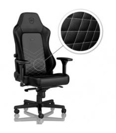 Cadeira Noblechairs Hero PU Leather Preto / Branco Platina