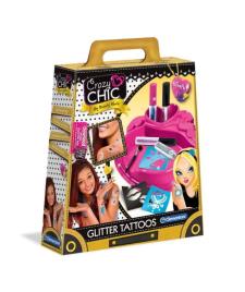 Clementoni Crazy Chic - Glitter Tattoos