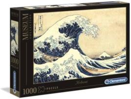 Puzzle CLEMENTONI Hokusai La Gran Ola (1000 Peças - Idade Mímina: 3 anos)