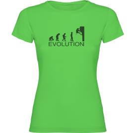 Camiseta De Manga Curta Evolution Climbing S Light Green