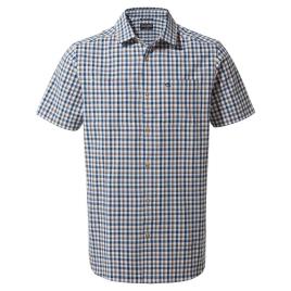 Camisa Manga Curta Nour Check S BlueNavy Chk