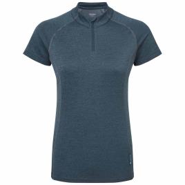 Montane Camiseta De Manga Curta Dart Zip 40 Orion Blue