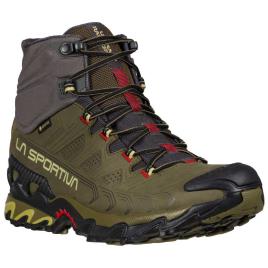 Botas De Couro Goretex Para Caminhada Ultra Raptor Ii Mid EU 42 Ivy / Tango Red
