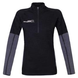 Camiseta De Manga Comprida Moonstone 2XL Caviar Melange / Ebony Melange1