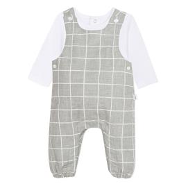 Ens Overall 9 Months Heather Grey