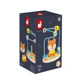Janod Pure Fox Bead Maze 12 Months-3 Years Multicolor
