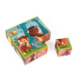 Kubkid 9 Blocks Forest Animals 2-5 Years Multicolor