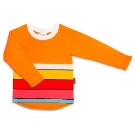 Camiseta De Manga Comprida Stripes 24 Months-4 Years Orange