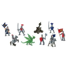 Safari Ltd Knights E Dragons 48 Peças Figura From 3 Years Multicolor