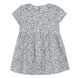 Vestido Curto Parc Floral Lf 18 Months Ocean Blue 1