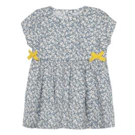 Vestido Curto Parc Floral Lf 3 Years Ocean Blue 1