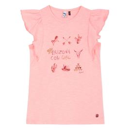 Camiseta De Manga Curta Arizona 9-10 Years Neon Pink