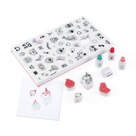 Set Of 50 Stampinoo Cute Stamps 6-99 Years Multicolor