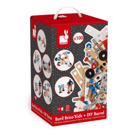 Brico´kids Diy Barrel 100 Pcs 3-8 Years Multicolor