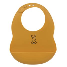 Nattou Babete de Silicone Ajustável Amarelo Torrado 6m+