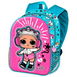 Mochila 3d Beats Lol Surprise 31 Cm One Size Pink / Blue