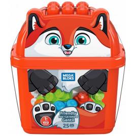 Mega Bloks Fox Cube Blocos 25 1 Years Multicolor