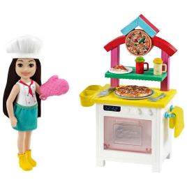 Barbie Pode Ser Pizza Chef Playset Chelsea 3 Years Multicolor