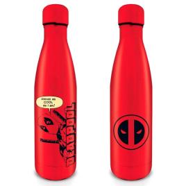 Deadpool Metal Marvel 500ml Garrafa One Size Red