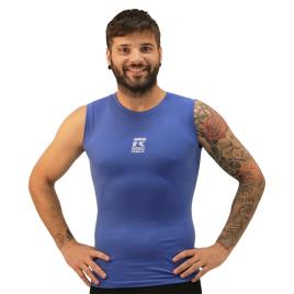 Camiseta Térmica Sem Mangas Gold 10 Years Royal