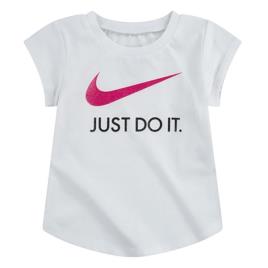 Camiseta Manga Curta Swoosh Lt Just Do It 18 Months White