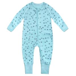 Dim Kids Pijama Com Zíper Ad00a0g.9wr 24 Months Blue / Light Blue