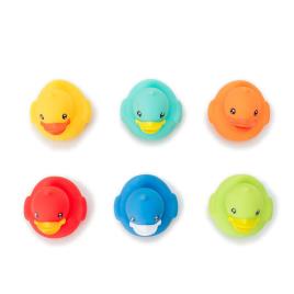 Olmitos Pato De Banho De Brinquedos Red 6 One Size Multicolor