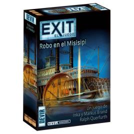 Devir Jogo De Tabuleiro Exit: Robo En El Mississippi One Size Black / Blue