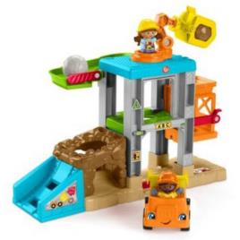 Fisher-price Aprenda A Construir Bonecas Com Acessórios De Brinquedo Little People 1 Years Multicolor