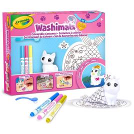 Washimals Mermaid+pet Traje Colorido One Size Multicolor