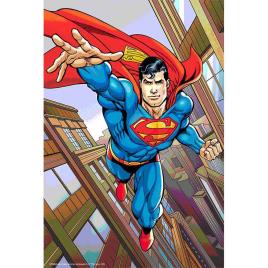 Quebra-cabeça Lenticular Superman Dc Comics 300 Peças One Size Multicolor