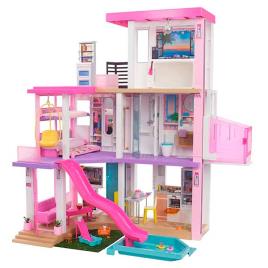 Dia Noite Dreamhouse 2021 3 Andares Casa De Boneca Brinquedo Com Acessórios 3 Years Multicolor