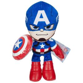 Capitão América De Pelúcia Marvel 20 Cm 3 Years Multicolor