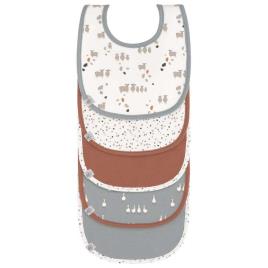 Babadores Impermeáveis Tiny Farmer 5 Unidades One Size Tiny blue