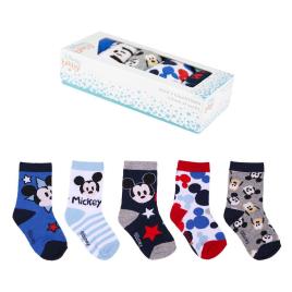 Meias Mickey 5 Pares EU 22-24 Multicolor