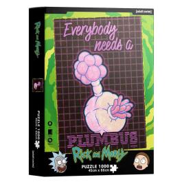 Rick E Quebra-cabeça Morty Plumbus 1000 Peças One Size Multicolor