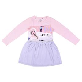 Vestido Frozen Ii 5 Years Lilac