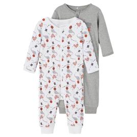 Name It Pijama Circus 2 Pacote 24 Months Grey Melange