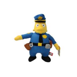 O Figura De Pelúcia Chefe Wiggum Figura Simpson One Size