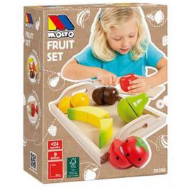 Molto 9 Peça Fruta Tabuleiro 3-6 Years Multicolor