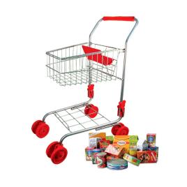 Carrinho De Compras E Caixas De Comida 19 Peças 5-8 Years Multicolor