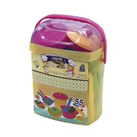 Cozinha Menary Set 55 Partes Transportável Cubo 18-24 Months Multicolor